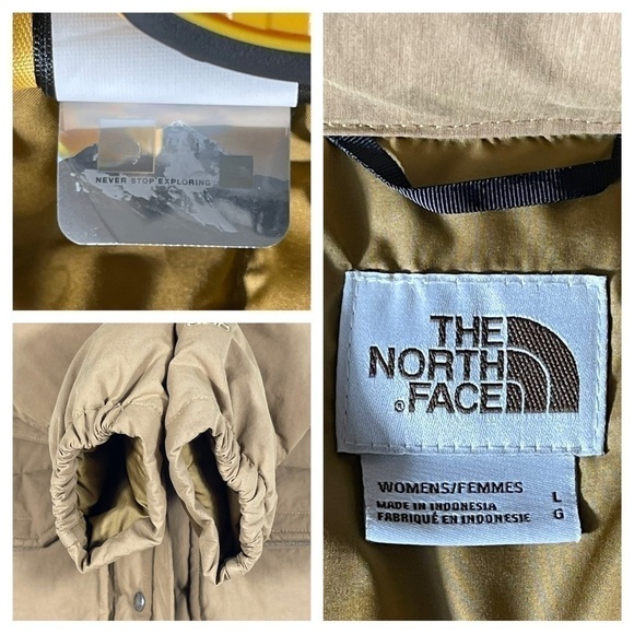 The North Face Sierra Long Down Parka - Utility Brown - Size - Large 450 - Picture 14 of 15